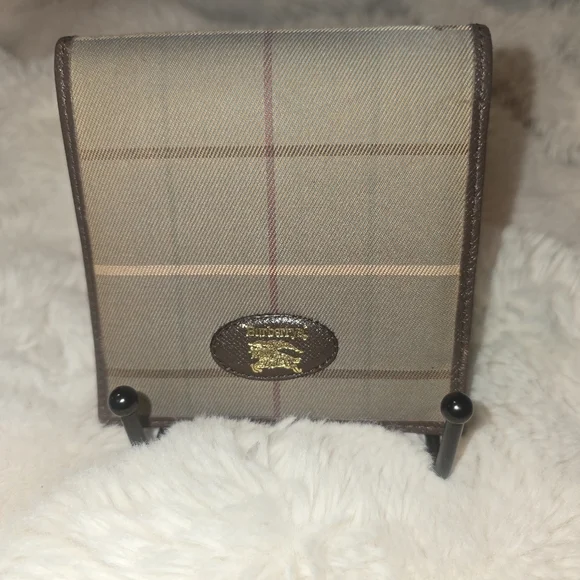 Vintage Burberry Check Pattern Wallet - Picture 1 of 7